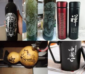 广元元坝区酒瓶葫芦工艺品激光雕刻机